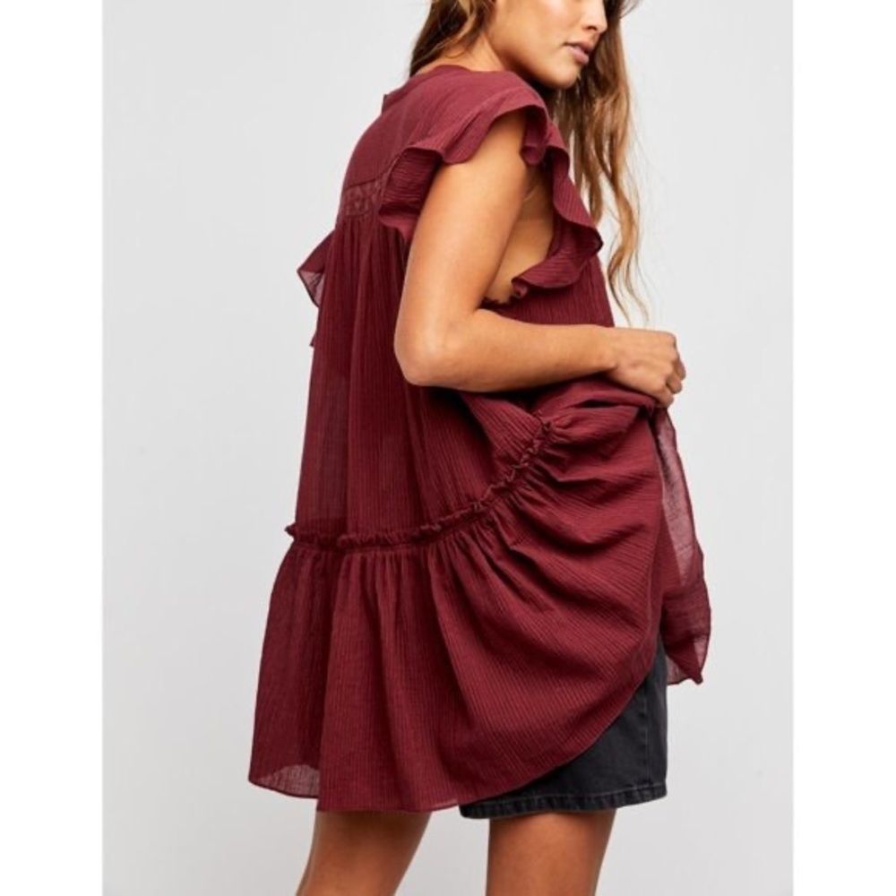Free People NEW Baby Blues Tunic In Lovebird Combo - Picture 3 of 11